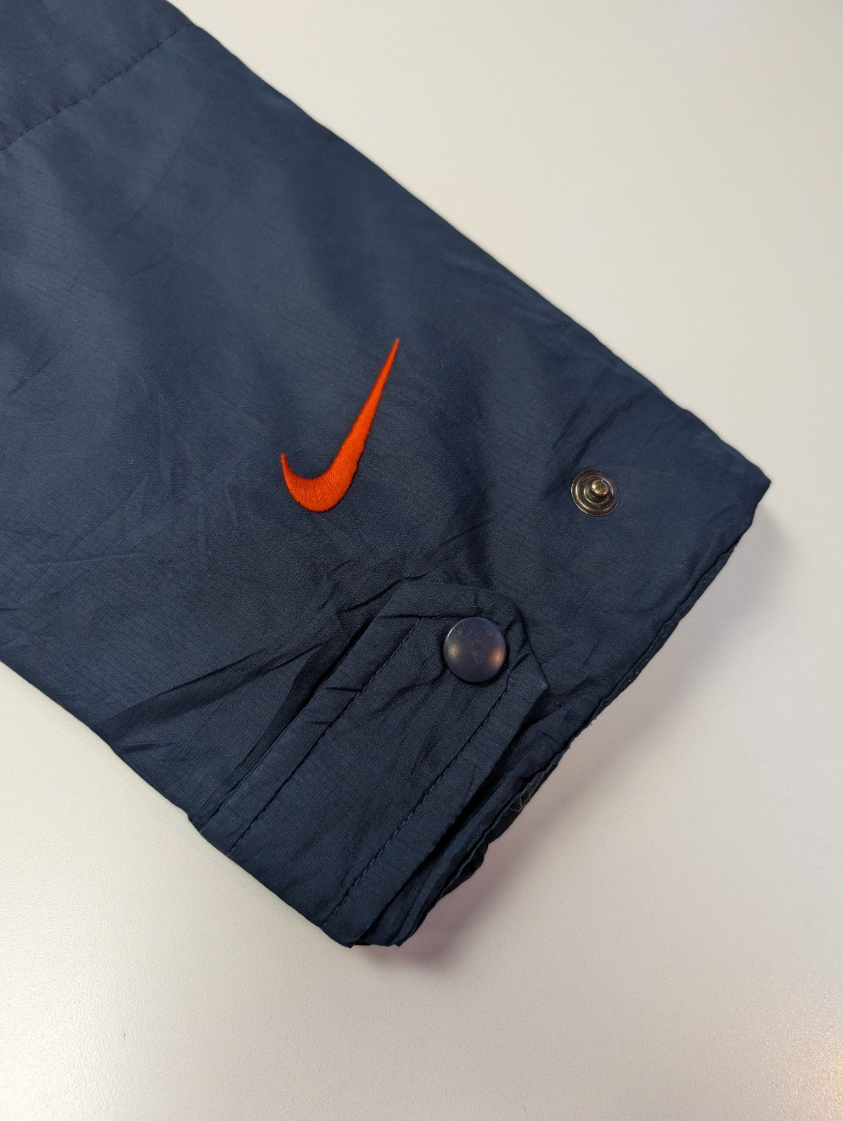 Manteau Nike Virginia Matelassé Bleu Marine Homme Taille L Veste Sportswear 🧥