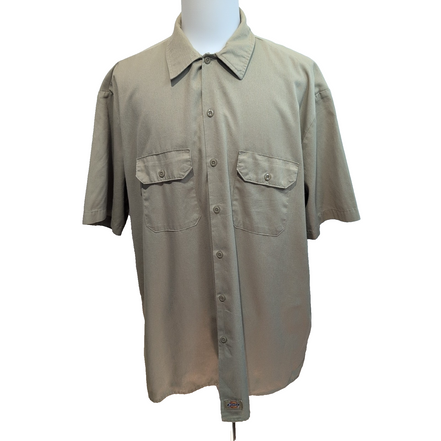 Chemise Dickies Workwear 2XL beige manches courtes work rare XXL