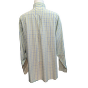 Chemise Brooks Brothers 2XL Vert Bleu Carreaux 100% Coton