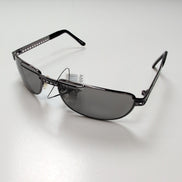 Lunettes de soleil Y2K Branche semi large Métal Perforé Rectangulaire