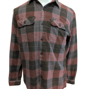 🏔️ Chemise PATAGONIA Flanelle Bio S Carreaux Rouge Marron |295S