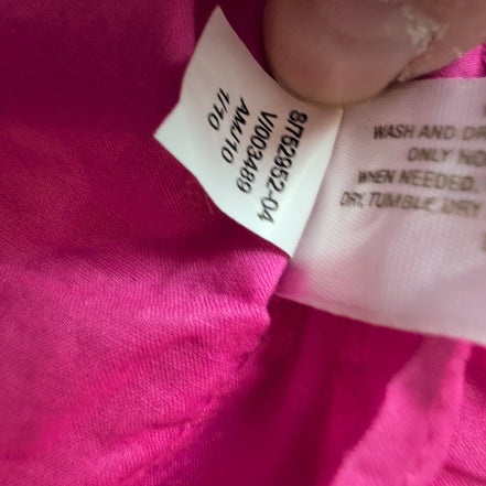 Robe d'été Femme M Rose Motif Psychédélique Fine Bretelle Coton