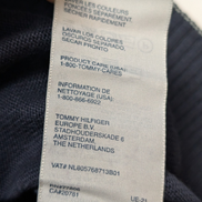 Pull Tommy Hilfiger Col V Bleu Marine Coupe Large - Taille 3XL (XXL TG)