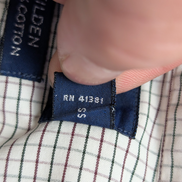 Chemise Polo Ralph Lauren Shirt Golf XL Tilden Plaid Crème Vert Button Down