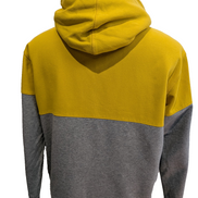 Sweat à capuche Roots Jaune et Gris Logo Poitrine Taille S