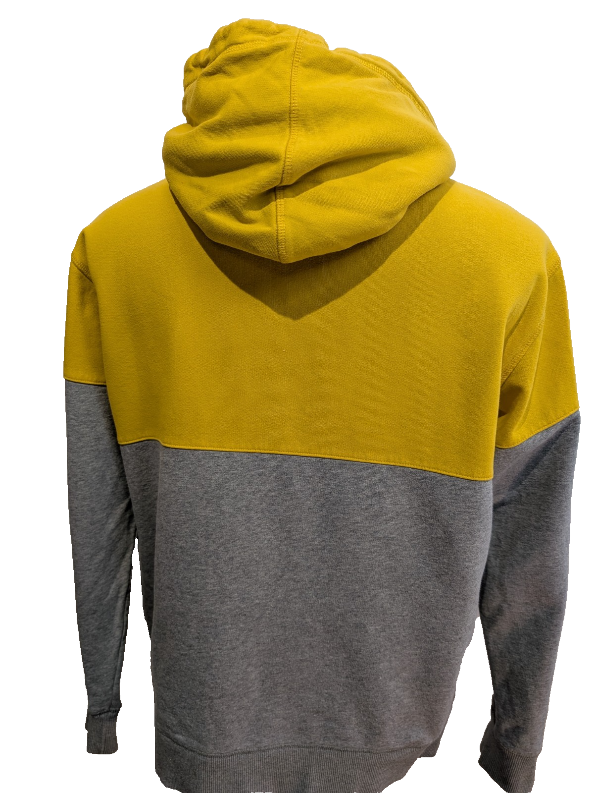 Sweat à capuche Roots Jaune et Gris Logo Poitrine Taille S
