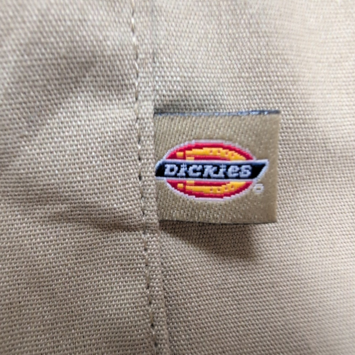 Chemise Dickies XXL Beige Made in Mexico Workwear 2 Poches Brodé