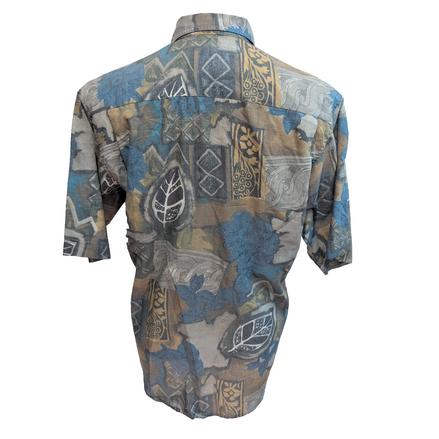 Chemise Hawaïenne Contempo Vintage Taille S Floral Fabriquée au Canada