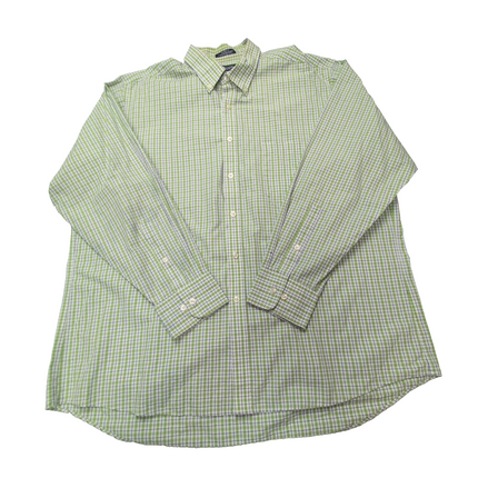 Chemise CHAPS verte à carreaux taille XXL #70e