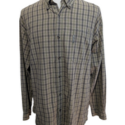 CHEMISE COLUMBIA Sportswear Carreaux Vert Kaki XL TG Homme 100% Coton
