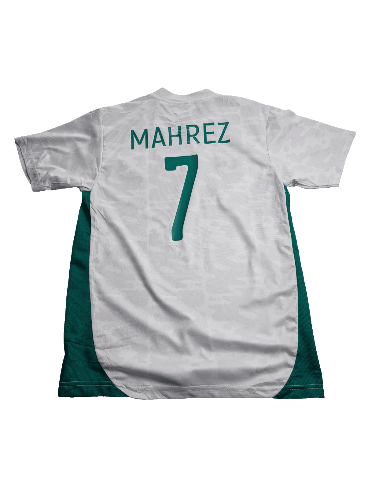 Maillot Algérie Blanc Adidas Mahrez 7 Champion Afrique 2019 Taille 176 (S/M)