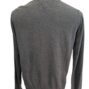 Pull Tommy Hilfiger Gris Chiné - Mélange Soie & Coton - Taille M