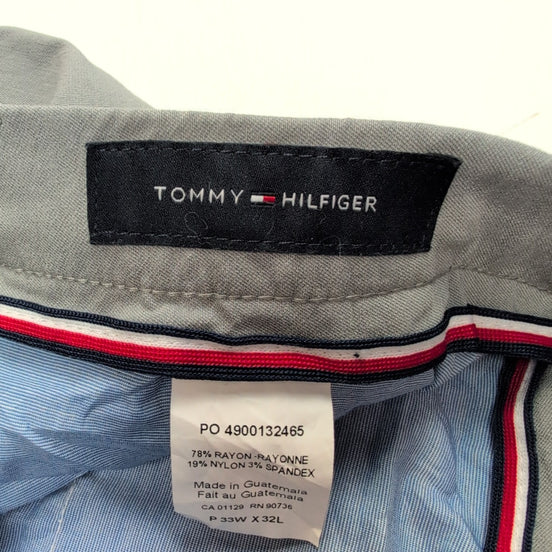 Pantalon chino Tommy Hilfiger ultra stretch gris taille W33xL32 FR42 #52ct