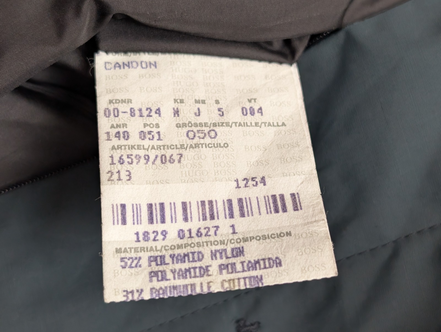 HUGO BOSS Manteau Long Trench Candon M Vert Foncé Nylon Imperméable | 320BSR