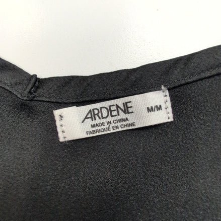 Haut Femme Ardene Taille M Noir Satiné Bretelles Réglables Neuf Étiquette
