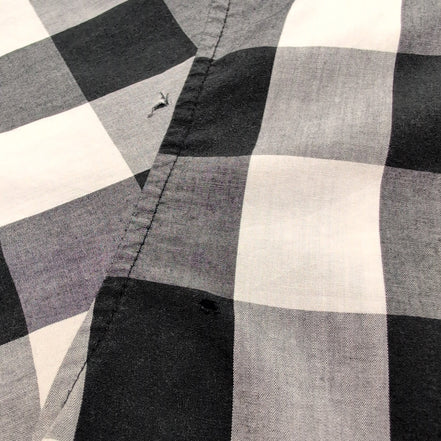 Chemise Dickies 2XL Noir Gris Carreaux Workwear Manches Courtes