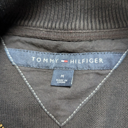 Pull Tommy Hilfiger Homme Col Zippé Noir Profond - Taille M