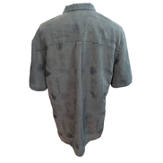 Chemise Hawaïenne JOS A Bank Modal Polyester Vert Feuillage L