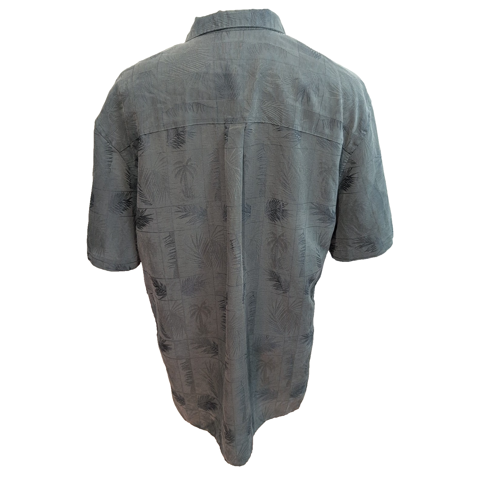 Chemise Hawaïenne JOS A Bank Modal Polyester Vert Feuillage L