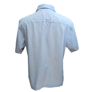 Chemise Hawaïenne Havanera Cuba Panama L Bleu Clair 4 Poches Manches Courtes