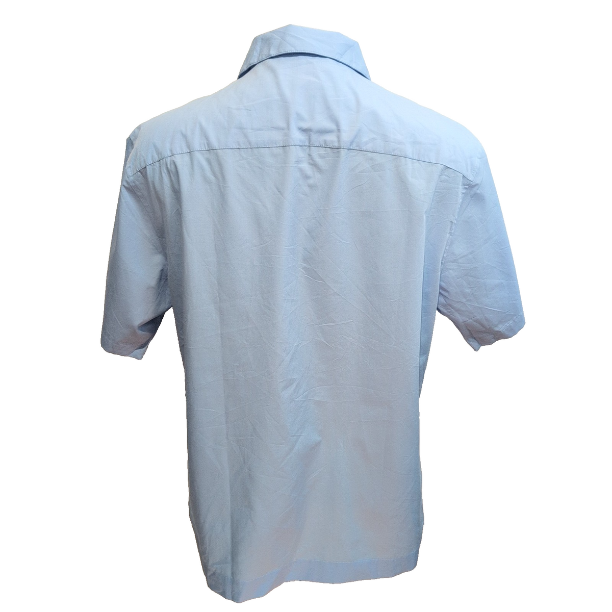 Chemise Hawaïenne Havanera Cuba Panama L Bleu Clair 4 Poches Manches Courtes