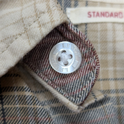 Chemise LEVI'S Western Carreaux Bordeaux et Crème Manches LonguesTaille M