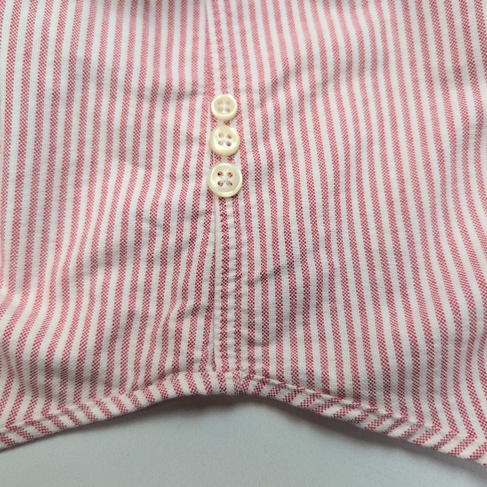 Chemise Ralph Lauren XXL Classic Fit Rayures Rouge Oxford Button Down Shirt