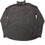 Chemise GAP marron à rayures taille M #102msch