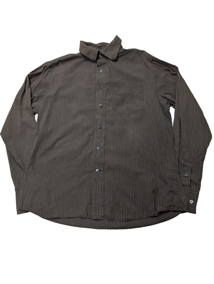 Chemise GAP marron à rayures taille M #102msch