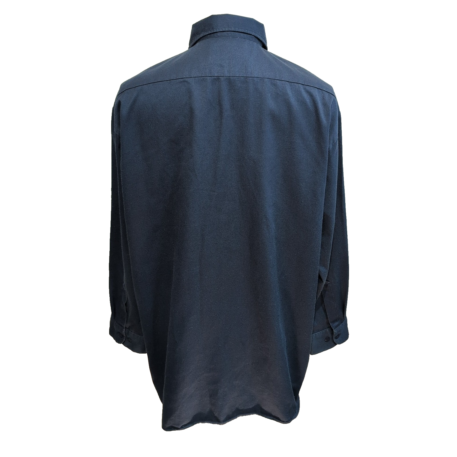 Chemise Dickies XL Bleu Marine uni Workwear Poches Manches longues