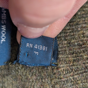 Pull POLO RALPH LAUREN 100% Laine Kaki Logo Marron Taille XL Excellent État