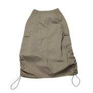 Jupe Femme T34 Pimkie Crème Coton Neuve avec Étiquette Poches Cargo