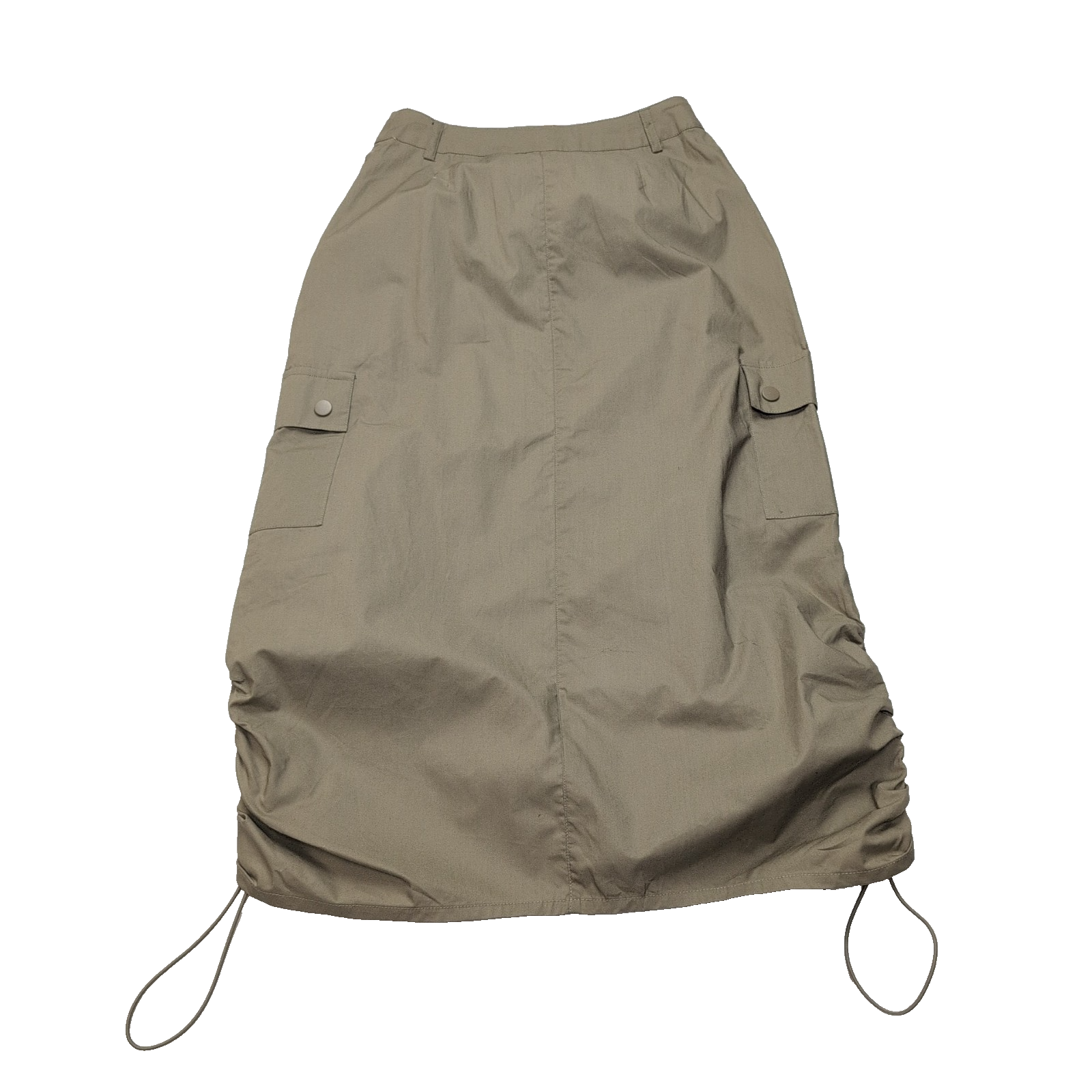 Jupe Femme T34 Pimkie Crème Coton Neuve avec Étiquette Poches Cargo