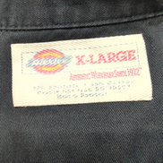 Chemise Dickies XL Noir Manches Courtes Workwear 2 Poches Polyester coton