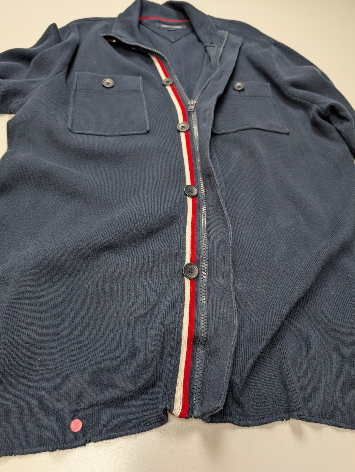 Gilet Technique Tommy Hilfiger Marine - Zip & Boutons - Taille M