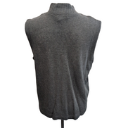 Gilet Sans Manches Lauren Ralph Lauren Femme P/M Gris Coton Zippé 2 Poches