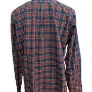 Chemise Ralph Lauren Taille L Carreaux Rouge Bleu Logo Jaune - Excellent État