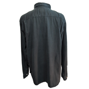 Chemise Wrangler Noire 100% Coton Manches Longues 2 Poches Rabat Taille 2XLT