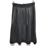 Jupe Femme Taille XL Christy Noire Satinée Stretch Neuve avec Étiquette