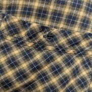 Chemise LEVI'S Flanelle à Carreaux Jaune et Noir Manches Longues - Taille L