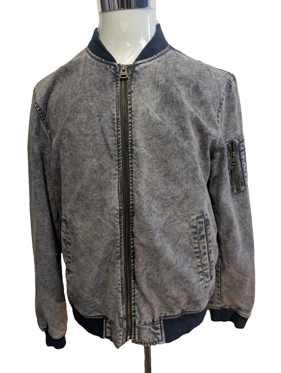 Levi's Vintage Blouson Bomber Coton Effet Jean Délavé M TBE | 293BSR
