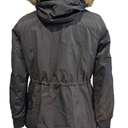 Parka levis noir capuche sherpa Nylon Femme M TBE | 295BSR