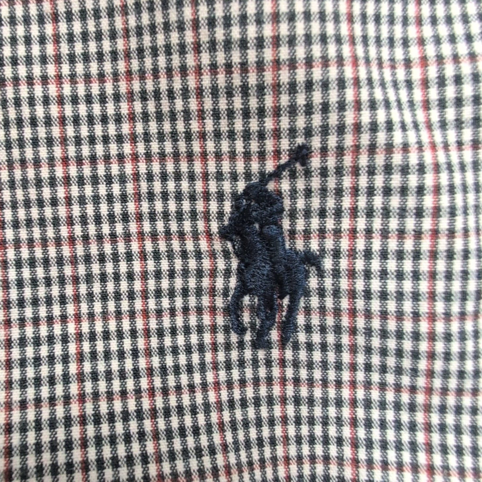 Chemise Ralph Lauren Blake XL/XXL Bleu Rouge Petits Carreaux Button Down Shirt