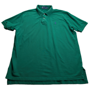 Polo manches courtes Polo Ralph Lauren XL vert foncé logo violet coton