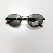 Lunettes de soleil Y2K Branche fine Aviateur Bronze Bois Vert Foncé JD Optical
