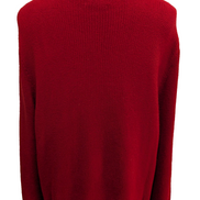 Pull Polo Ralph Lauren Rouge Logo Bleu Marine - 100% Coton - Taille XXL