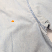Chemise L.L. BEAN Homme XL Bleu Clair Effet Jean Manches Courtes Poche