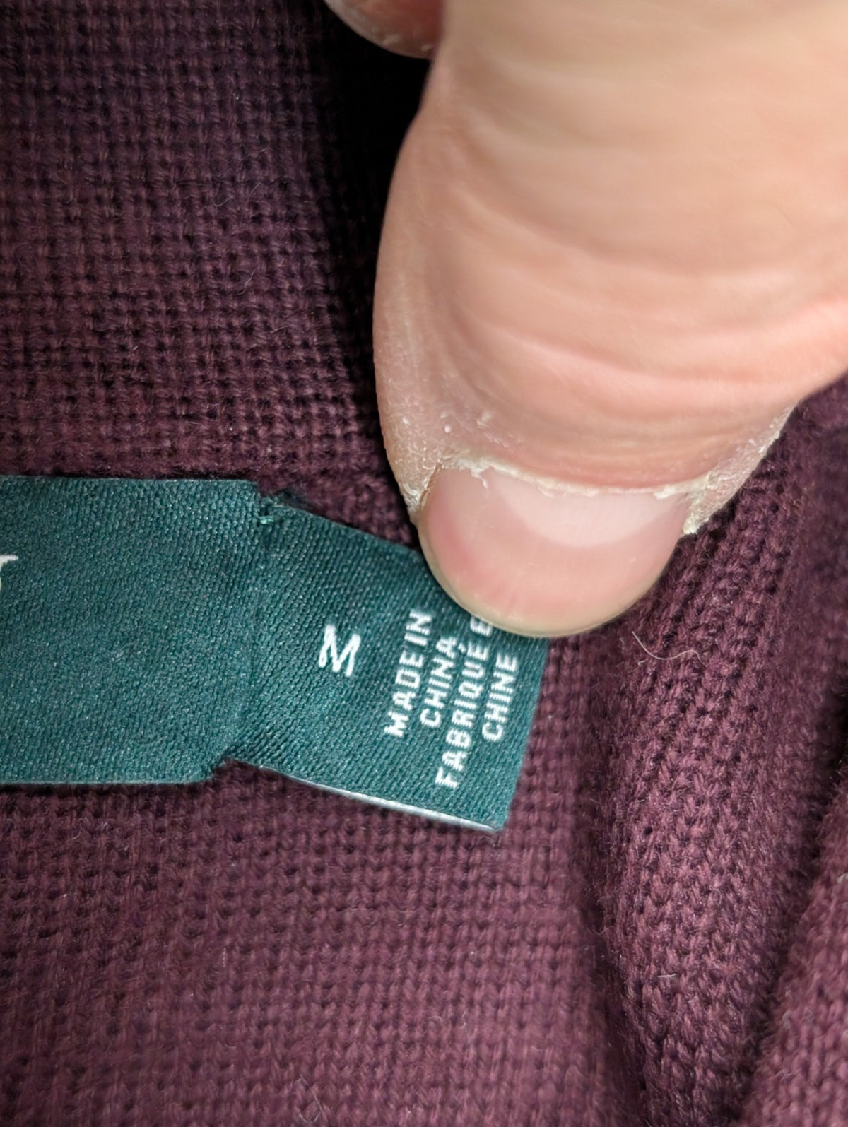 Gilet boutonné Lauren Ralph Lauren Femme coton et nylon bordeaux Taille M