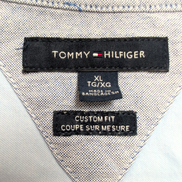 Chemise Tommy Hilfiger Bleu Clair Manches Courtes 1 Poche Taille XL