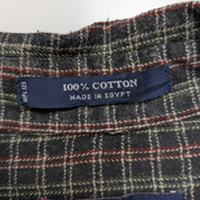 ⚫ Chemise CHAPS Flanelle Coton Tartan Sombre M |296S